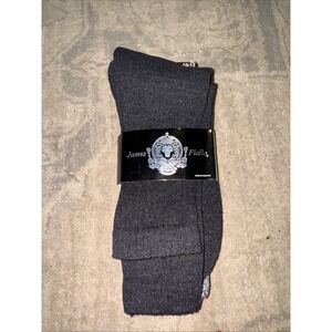 New James Fiallo Thermal‎ BOOT Socks 2-Pair Mens Sz 10-13 Shoe Gray